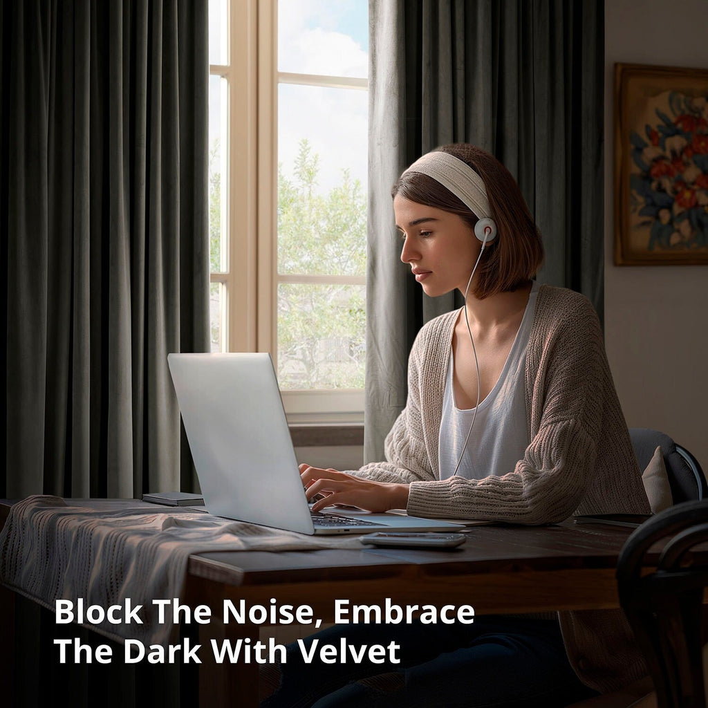 Rideaux occultants extra larges en velours Signature Exclusive Fabrics (1 panneau) - Rideaux occultants luxueux