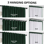 Rideaux occultants extra larges en velours Signature Exclusive Fabrics (1 panneau) - Rideaux occultants luxueux