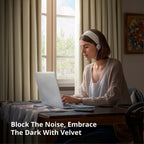 Rideaux occultants extra larges en velours Signature Exclusive Fabrics (1 panneau) - Rideaux occultants luxueux