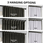 Rideaux occultants extra larges en velours Signature Exclusive Fabrics (1 panneau) - Rideaux occultants luxueux