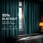 Rideaux occultants extra larges en velours Signature Exclusive Fabrics (1 panneau) - Rideaux occultants luxueux