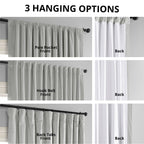 Rideaux occultants extra larges en velours Signature Exclusive Fabrics (1 panneau) - Rideaux occultants luxueux