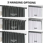 Rideaux occultants extra larges en velours Signature Exclusive Fabrics (1 panneau) - Rideaux occultants luxueux