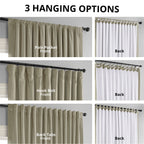 Rideaux occultants extra larges en velours Signature Exclusive Fabrics (1 panneau) - Rideaux occultants luxueux