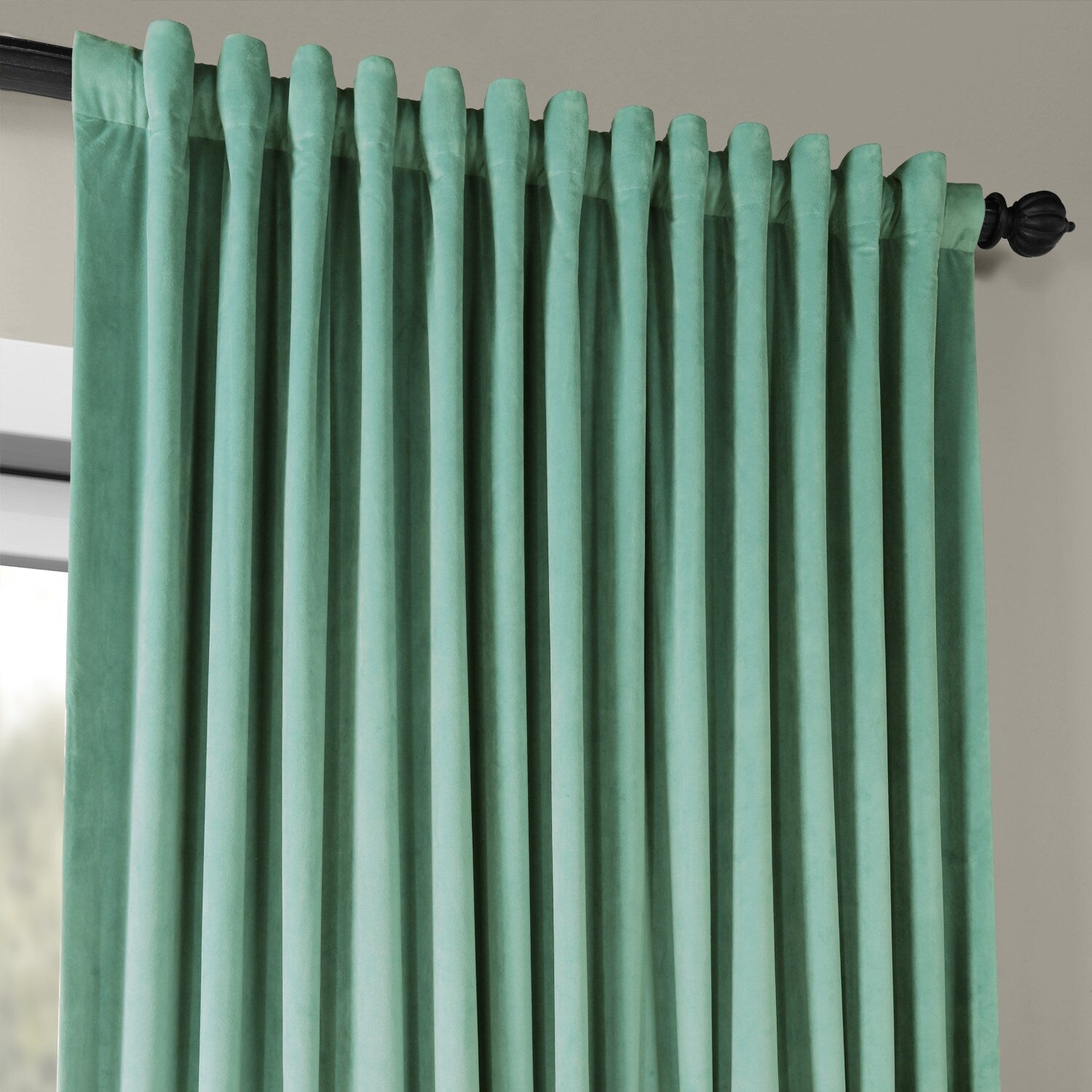 Rideaux occultants extra larges en velours Signature Exclusive Fabrics (1 panneau) - Rideaux occultants luxueux