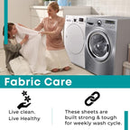 Ensemble de draps Feather &amp; Stitch 500 fils