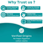 Ensemble de draps Feather &amp; Stitch 500 fils