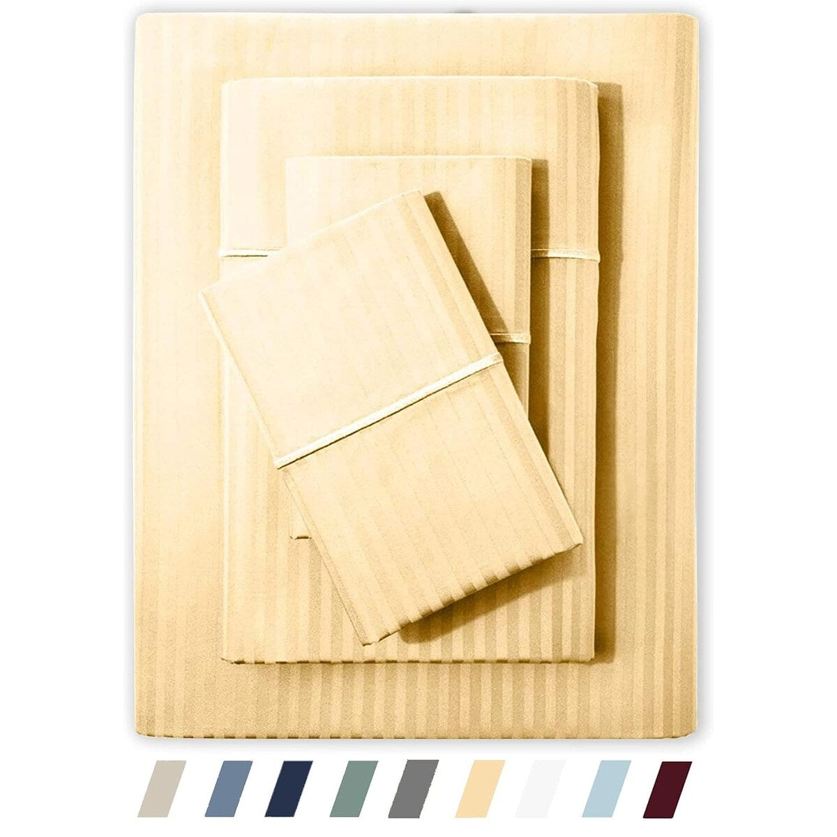 Ensemble de draps Feather &amp; Stitch 500 fils