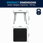 Table à cartes pliable en vinyle