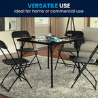 Table à cartes pliable en vinyle