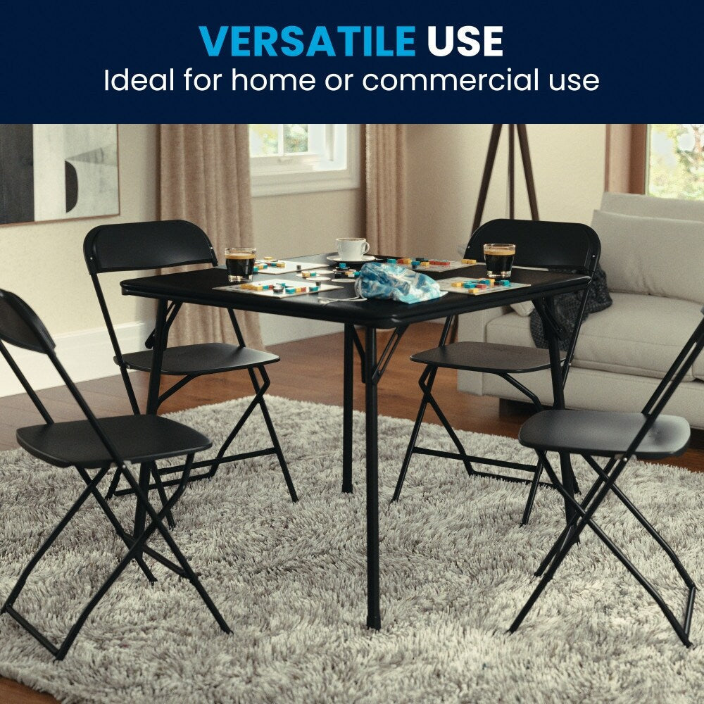 Table à cartes pliable en vinyle