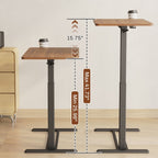 FunniHomi 28/32 Table de lit mobile à hauteur réglable avec roulettes, blanc/noir, pour ordinateur portable, pour lit et canapé