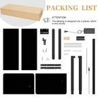 Bureau debout électrique réglable en hauteur Futzca, bureau assis-debout pour ordinateur avec panneau d'épissure