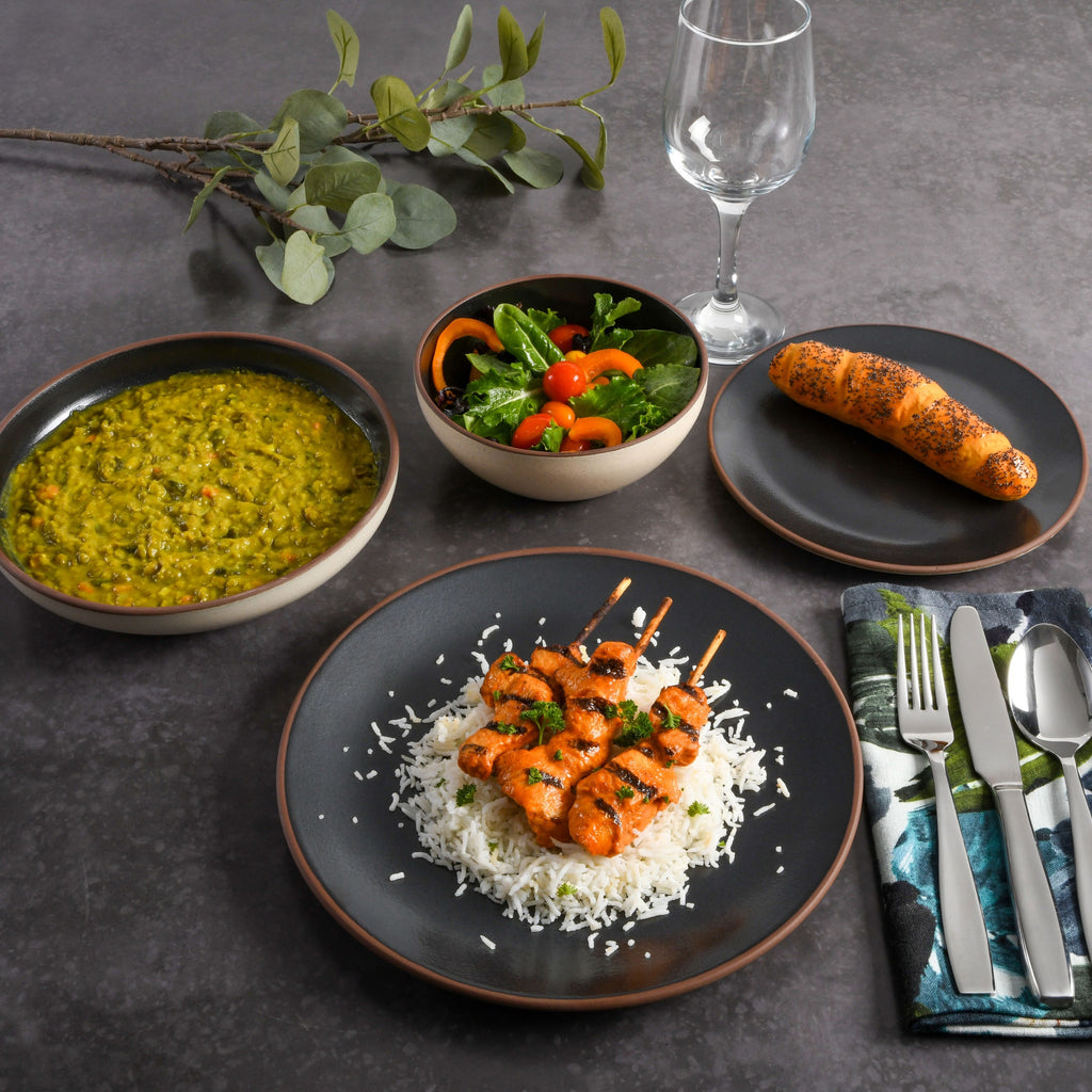 Service de table Gibson Elite Contempo Classic 16 pièces à deux bols