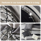 Ensemble de couette Nanshing Avalon Trellis 8 pièces à imprimé marocain