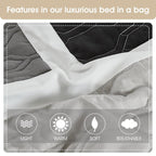 Ensemble de couette moderne Nanshing Blake 7 pièces à blocs de couleurs