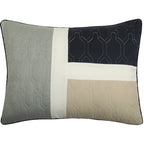 Ensemble de couette moderne Nanshing Blake 7 pièces à blocs de couleurs