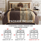 Ensemble de couette géométrique moderne Nanshing Daniella 7 pièces