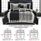 Ensemble de couette géométrique moderne Nanshing Daniella 7 pièces