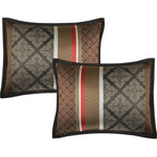 Ensemble de couette géométrique en jacquard Nanshing Jensen 7 pièces