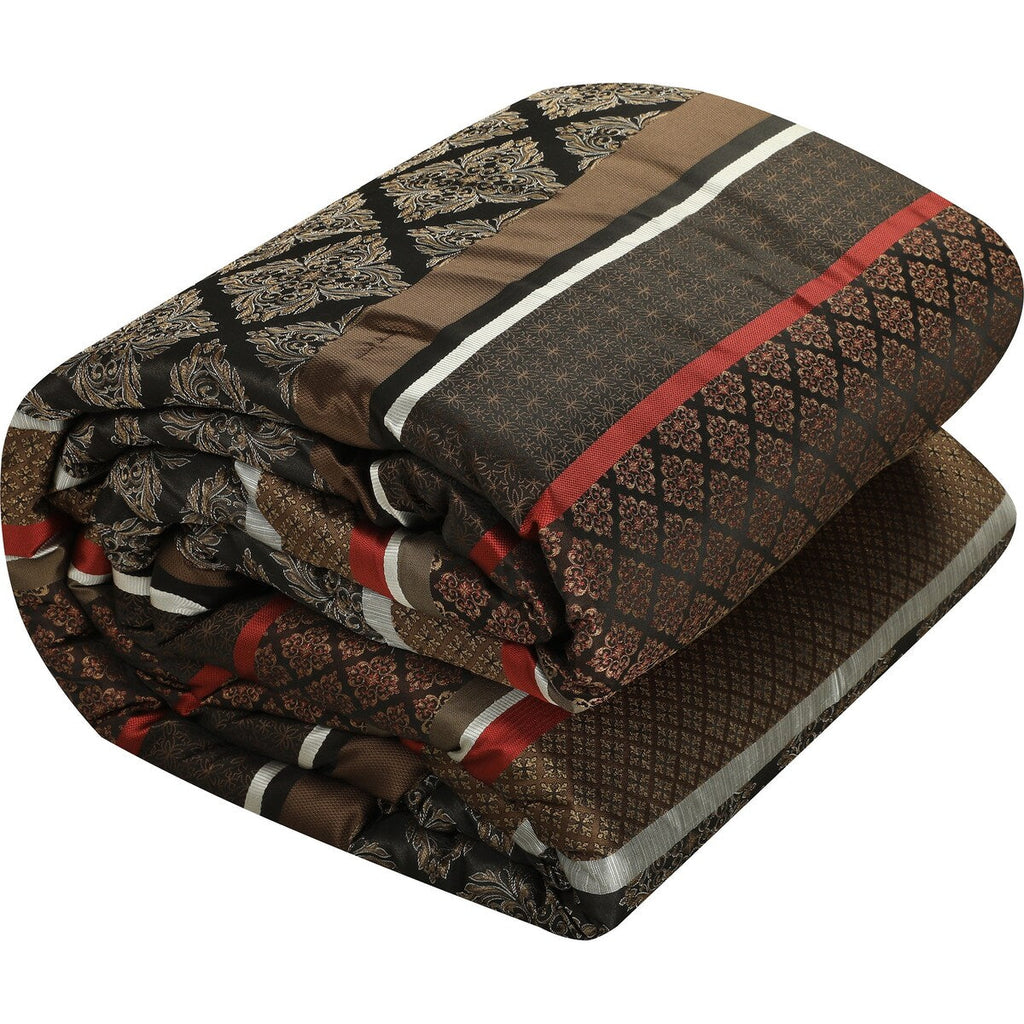 Ensemble de couette géométrique en jacquard Nanshing Jensen 7 pièces