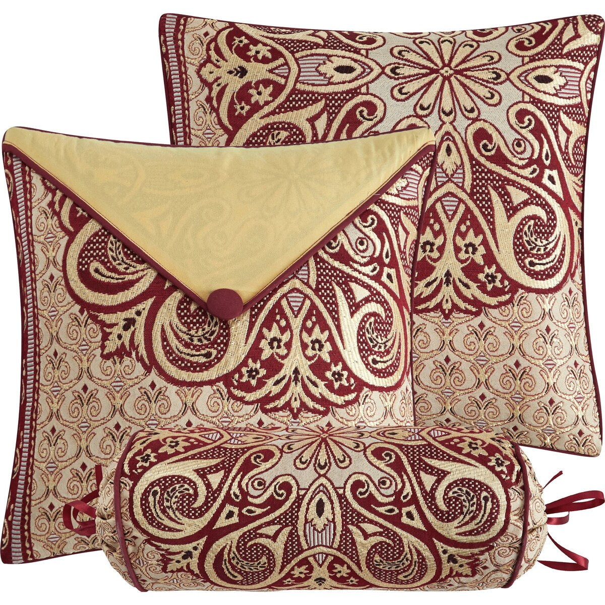 Ensemble de couette élégant médaillon Nanshing Prince 7 pièces