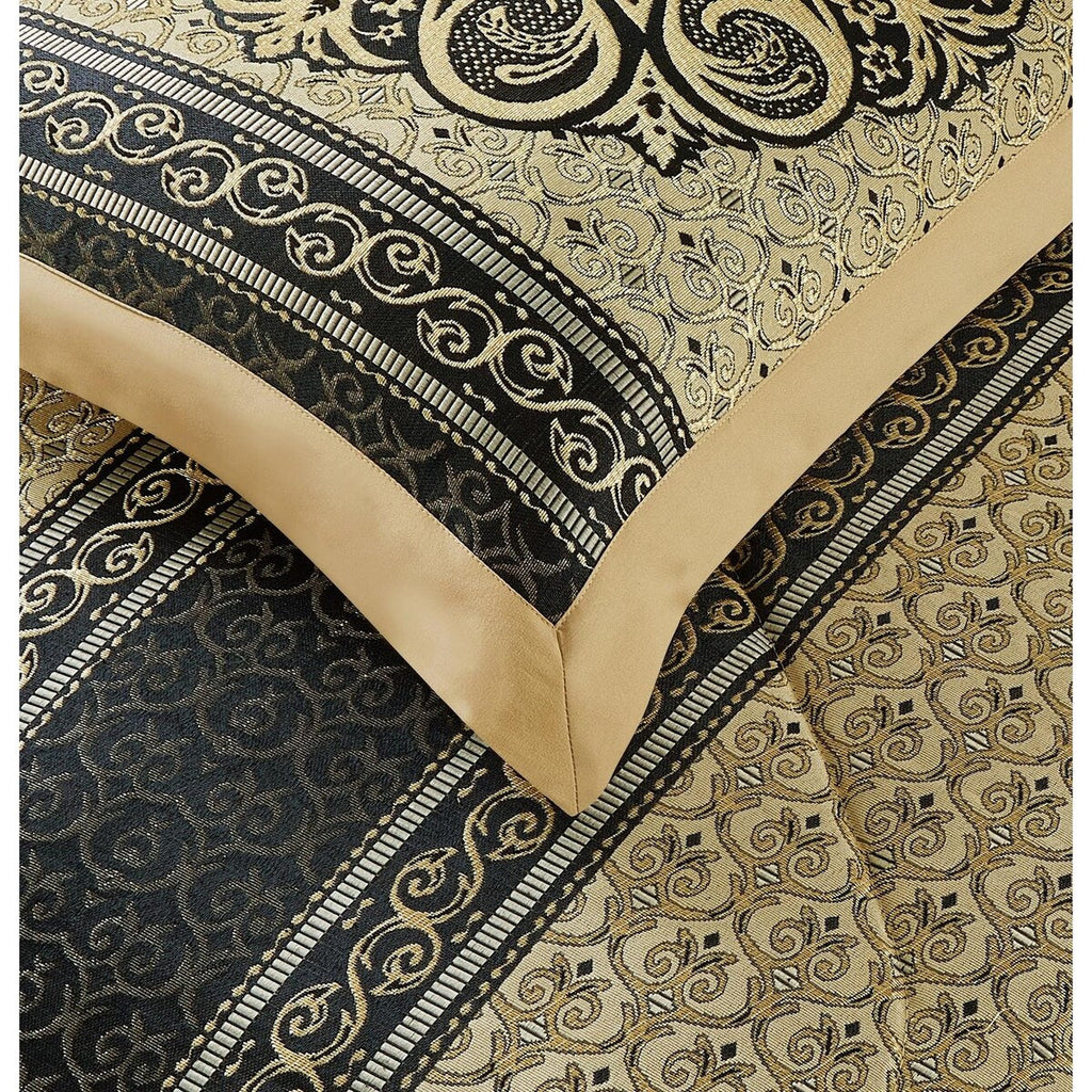 Ensemble de couette élégant médaillon Nanshing Prince 7 pièces