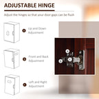 HOMCOM 63 Garde-manger de cuisine à 2 portes, meuble de rangement indépendant avec étagères à 5 niveaux et 2 étagères réglables pour salle à manger