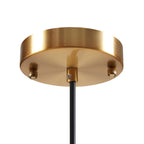 Suspension en verre en forme de cloche Auburn INK+IVY