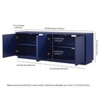 Meuble TV rectangulaire Hanson pour téléviseurs jusqu'à 75