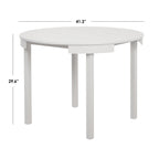 Ensemble de salle à manger rond compact Harrisburg Tobey 5 pièces