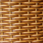 Lampadaire Havenside Home Pocologan 59,5 pouces en osier tressé pour l'extérieur et l'intérieur - 16,25 L x 16,25 l x 59,5 H