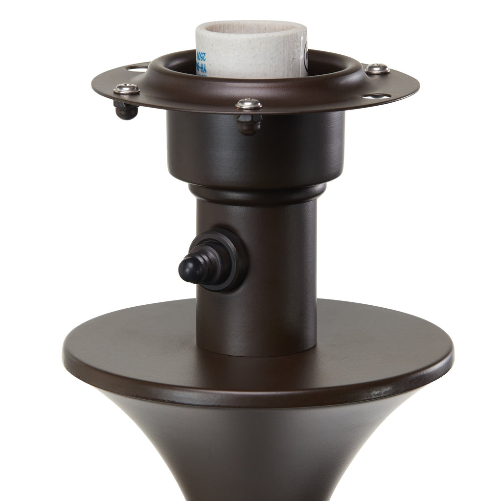 Lampadaire Havenside Home Pocologan 59,5 pouces en osier tressé pour l'extérieur et l'intérieur - 16,25 L x 16,25 l x 59,5 H