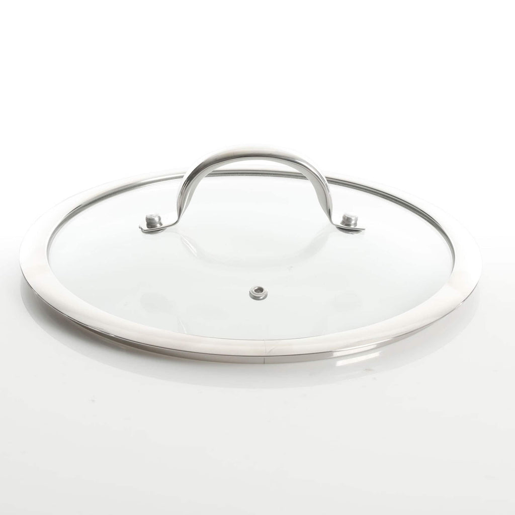 Batterie de cuisine robuste en acier inoxydable, 10 pièces