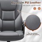 Chaise de bureau ergonomique Homall à dossier haut