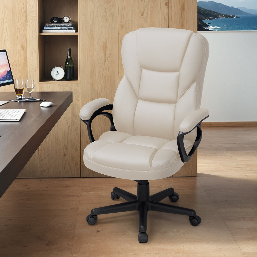 Chaise de bureau ergonomique Homall à dossier haut
