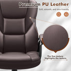 Chaise de bureau ergonomique Homall à dossier haut