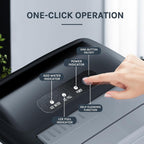 Machine à glaçons de comptoir, machine à glaçons portable avec poignée, machine à glaçons autonettoyante, pour la maison, le bureau et la cuisine