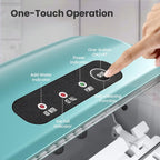 Machine à glaçons de comptoir, machine à glaçons portable avec poignée, machine à glaçons autonettoyante, pour la maison, le bureau et la cuisine