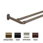 Tringle à rideau occultante double InStyleDesign de 0,62 po