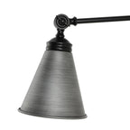 Applique murale industrielle à bras pivotant WINGBO avec abat-jour en métal, paquet de 2...