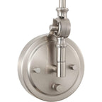 Applique murale industrielle à bras pivotant WINGBO avec abat-jour en métal, paquet de 2...