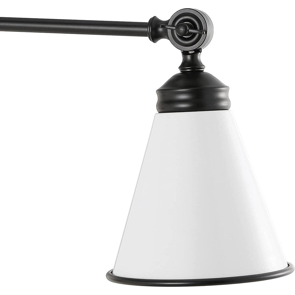 Applique murale industrielle à bras pivotant WINGBO avec abat-jour en métal, paquet de 2...