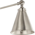 Applique murale industrielle à bras pivotant WINGBO avec abat-jour en métal, paquet de 2...