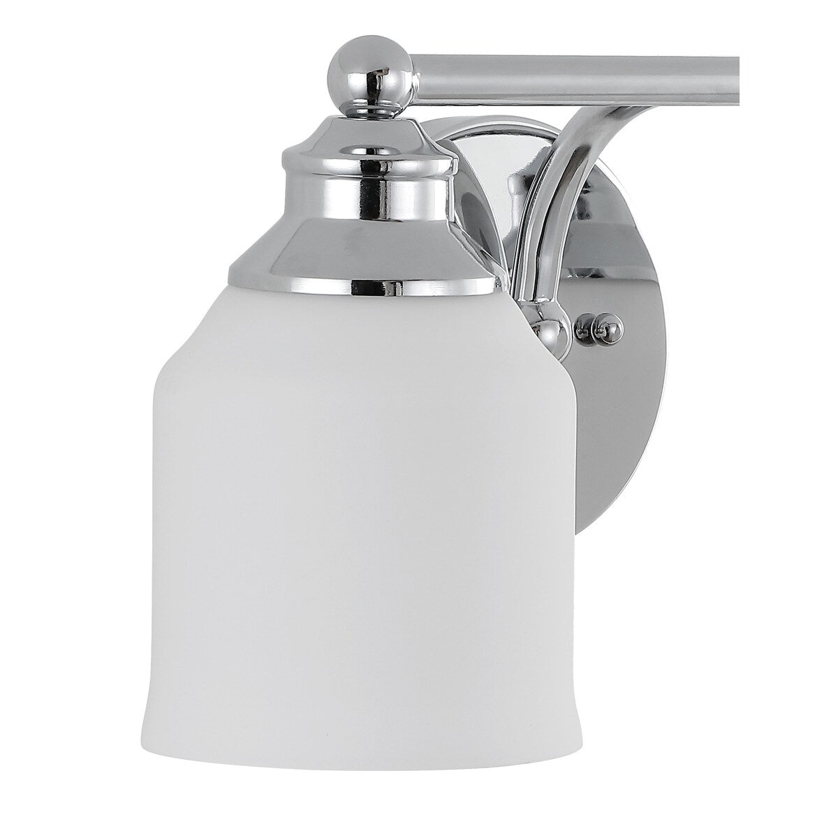 Applique murale à LED Jayne en fer/verre dépoli, style cottage de ferme, par JONATHAN Y