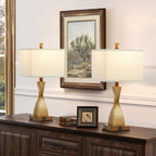 Lampe de table tactile KAWOTI 22'' avec ports USB et ampoules (lot de 2)