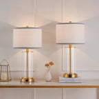 Ensemble de lampes de table à commande tactile KAWOTI 23.25 avec port USB et ampoules