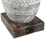 Ensemble de lampes de table à commande tactile KAWOTI avec ports USB (lot de 2)