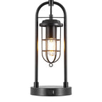 Lampe de table KAWOTI 26 pouces en bronze foncé avec ports USB et veilleuse