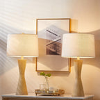 Ensemble de lampes de table vieillies KAWOTI 27 (lot de 2)